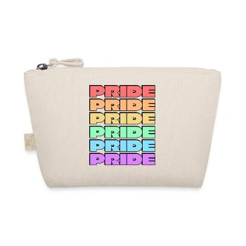 Gay pride 6 rainbow colors - Organic Pouch - nature - Front