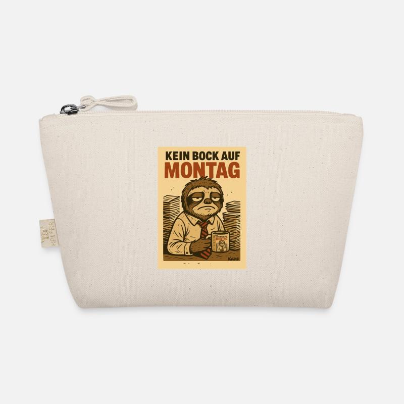 Paresseux de bureau fatigué avec café et lundi Trousse biologique