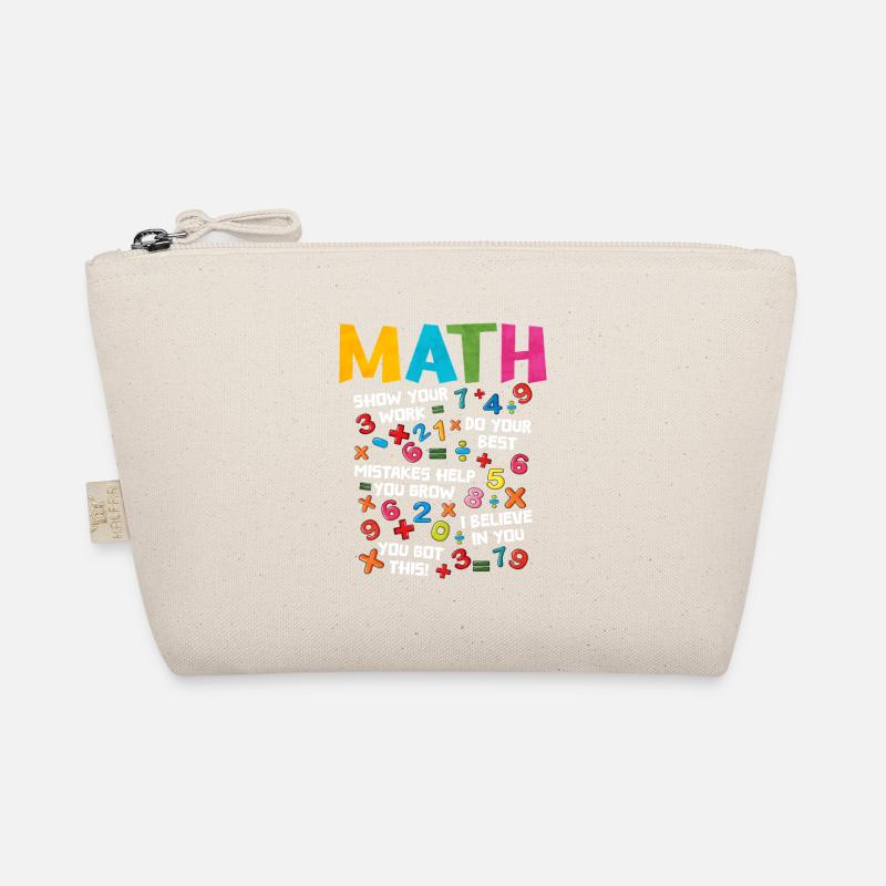 Mathe - Bio-Täschchen - Natur