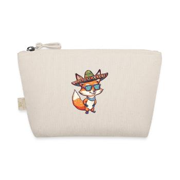 Fox Bande Dessinée Drôle Sombrero - Trousse biologique - nature - Devant