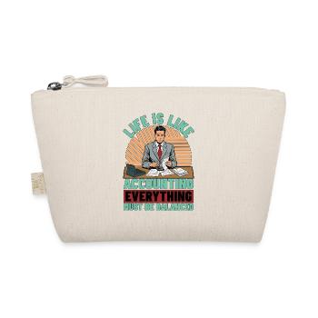 Accounting Life Is Like Accounting Loves Finance - Organic Pouch - nature - Front