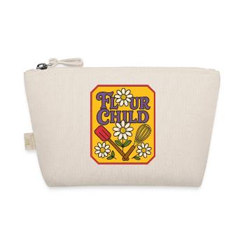 Flour Child Retro Baking Art - Organic Pouch - nature - Front