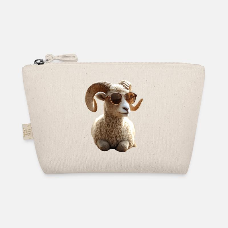 Aries mouflon Aries Wild Sheep Male Sheep Organic Pouch