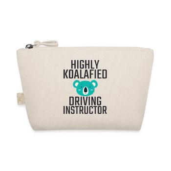 Driving Instructor Koalafied Drive Tutor - Organic Pouch - nature - Front