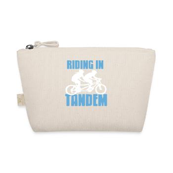 Balade en tandem à vélo à deux - Trousse biologique - nature - Devant