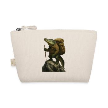 Crocodile Hiking - Organic Pouch - nature - Front