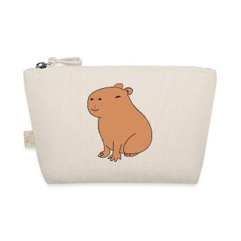 Happy Capybara - Organic Pouch - nature - Front