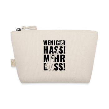 Moins de haine, plus de basses ! - Trousse biologique - nature - Devant
