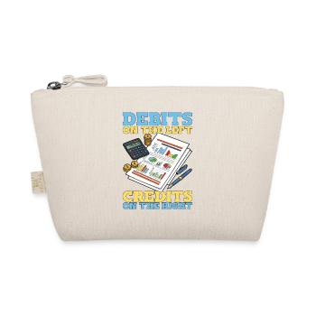 Accounting Debits On The Left Spreadsheet Finance - Organic Pouch - nature - Front