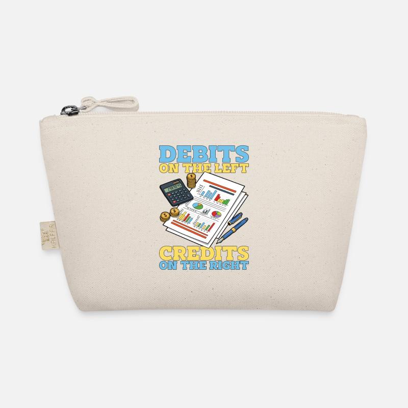 Accounting Debits On The Left Spreadsheet Finance Organic Pouch