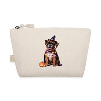 Boxer Chien Halloween - Trousse biologique - nature - Devant