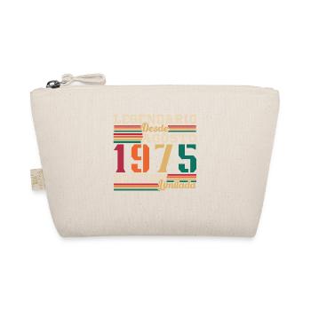 August 1975 Retro Vintage Geburtstagsgeschenk - Bio-Täschchen - Natur - Vorne