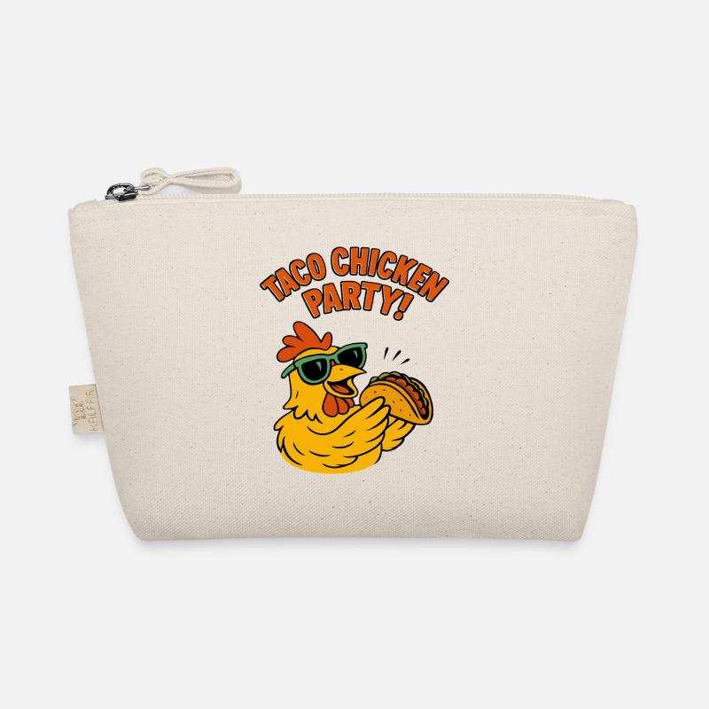 Sweet Chicken Eats Taco Funny Saying Organic Pouch