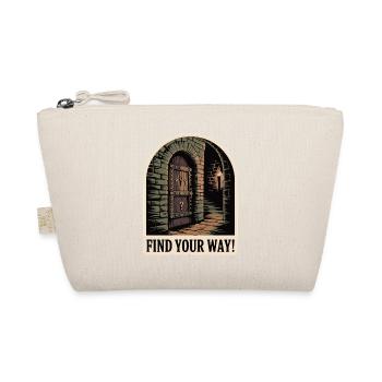 FIND YOUR WAY - Organic Pouch - nature - Front