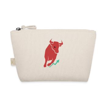 Marché haussier Bourse Trading Investisseur Design Bull - Trousse biologique - nature - Devant