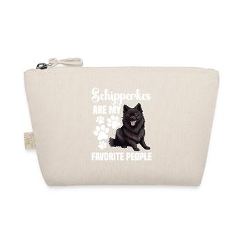 Schipperkes are my favorite people - Organic Pouch - nature - Front