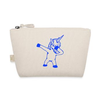 Unicorn Dabbing Dab Dance Party Pose Gesture Funny - Organic Pouch - nature - Front
