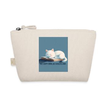 BookTok Aesthetic – Sleeping Cat & Beautiful Ruin - Organic Pouch - nature - Front