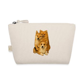 Corgi Shiba Poméranien - Trousse biologique - nature - Devant