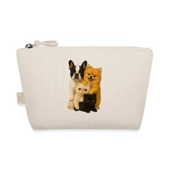 Bouledogue français Poméranien exotique à poil court - Trousse biologique - nature - Devant