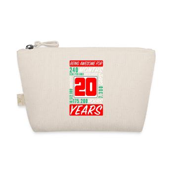 Family 200 Years Birthday Months Hours - Organic Pouch - nature - Front