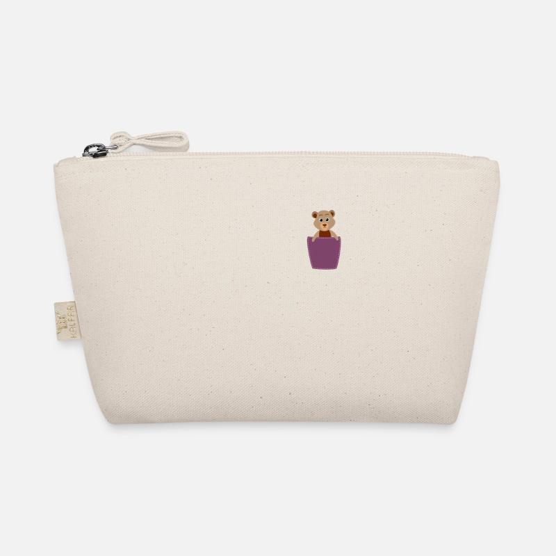 Bear in breast pocket Organic Pouch