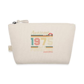 1975 Vintage Retro Geburtstagsgeschenk - Bio-Täschchen - Natur - Vorne