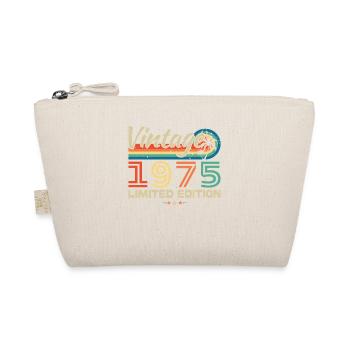 1975 Vintage Retro Geburtstagsgeschenk - Bio-Täschchen - Natur - Vorne