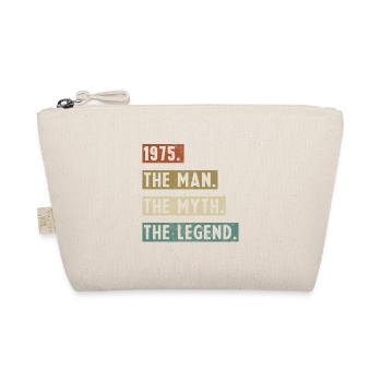 1975 Vintage Retro Geburtstagsgeschenk - Bio-Täschchen - Natur - Vorne