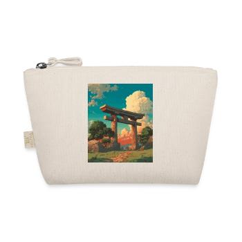 Coucher de soleil derrière la porte traditionnelle Torii - Trousse biologique - nature - Devant