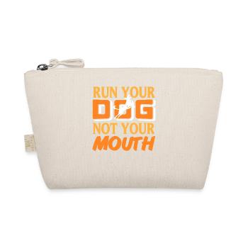 Courir Chien Pas Bouche Drôle Humour Animalier - Trousse biologique - nature - Devant