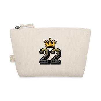 22 Number Crown - Organic Pouch - nature - Front