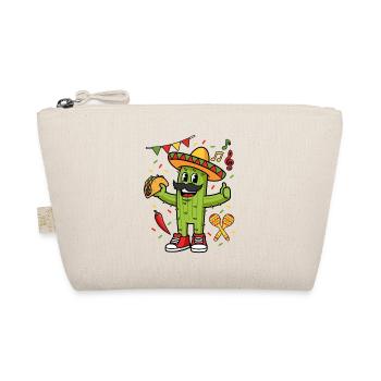 Mexiko Maracas Sombrero Hut Tacos Kaktus - Bio-Täschchen - Natur - Vorne