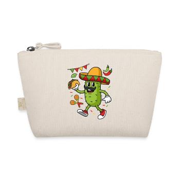 Mexiko Maracas Sombrero Hut Tacos Kaktus - Bio-Täschchen - Natur - Vorne