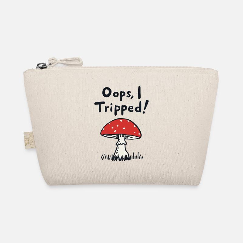 Oops, I Tripped! Funny Mushroom Saying Organic Pouch