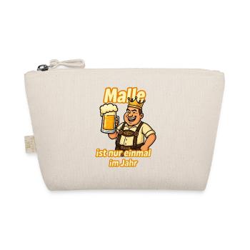Party Outfit Men Men with Saying Weekend - Organic Pouch - nature - Front