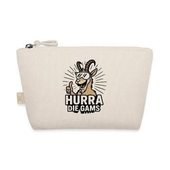 hurra die gams apres ski skiurlaub party - Bio-Täschchen - Natur - Vorne