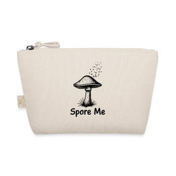 Spore Me - Pilz Spruch Pilzsammler - Bio-Täschchen - Natur - Vorne