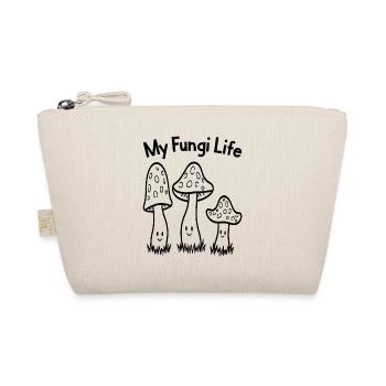 My Fungi Life - Lustige Pilze - Bio-Täschchen - Natur - Vorne