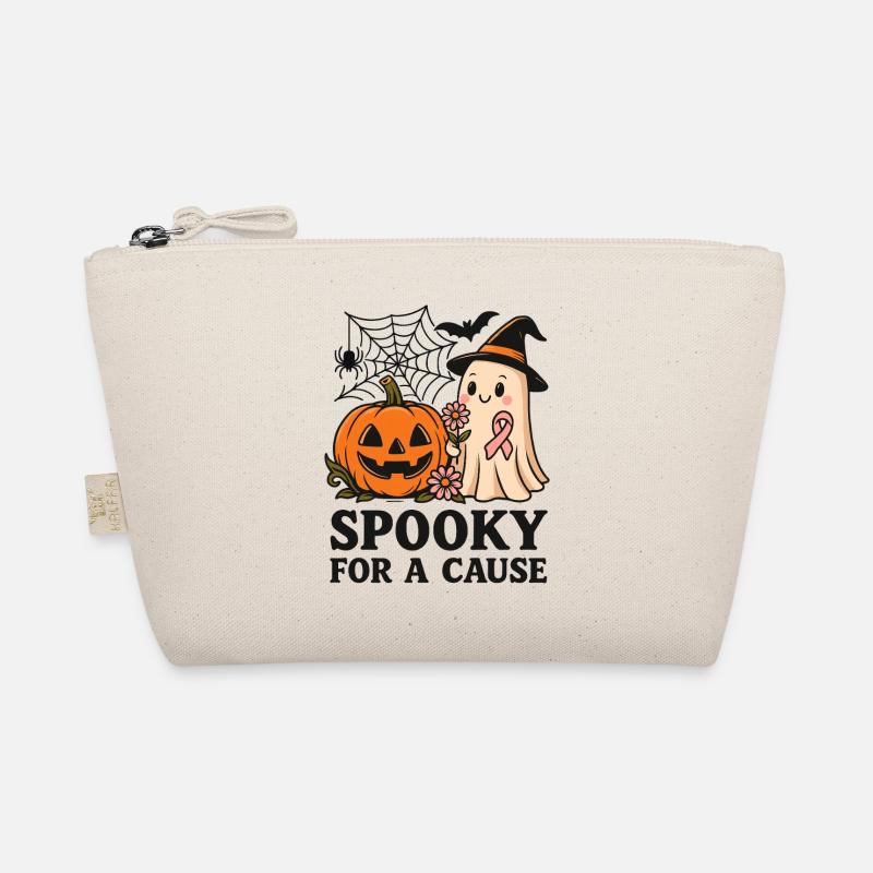 Gruselig für einen guten Zweck – Cute Ghost Support - Bio-Täschchen - Natur
