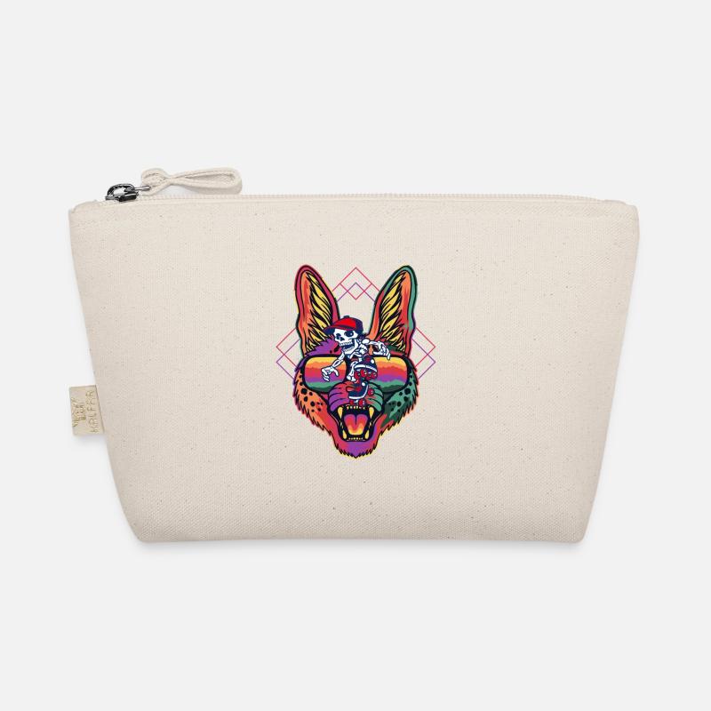 Pharaonic Neon Cat Organic Pouch