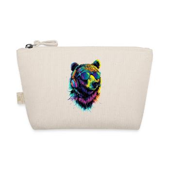 Brown Bear, Grizzly Bear, Bear Brothers, Forest, Wild Bears - Organic Pouch - nature - Front