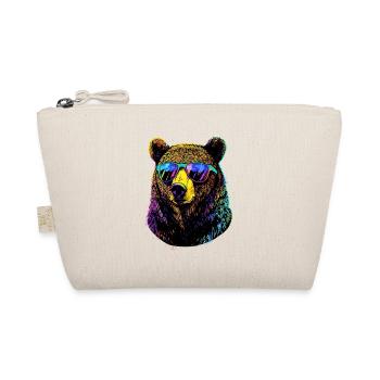 Brown Bear, Grizzly Bear, Bear Brothers, Forest, Wild Bears - Organic Pouch - nature - Front