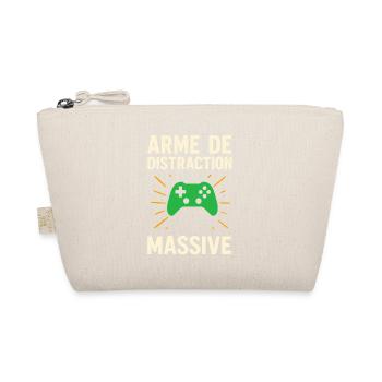 T-shirt gamer drôle – Arme de distraction massive - Trousse biologique - nature - Devant