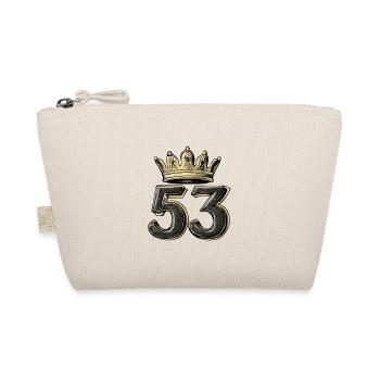 53 Number Crown - Organic Pouch - nature - Front