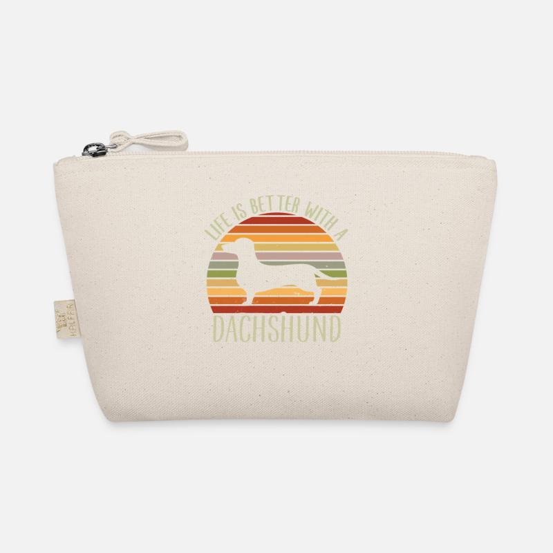 Life Is Better With A Dachshund  Organic Pouch