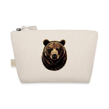 Brown Bear, Grizzly Bear, Bear Brothers, Forest, Wild Bears - Organic Pouch - nature - Front