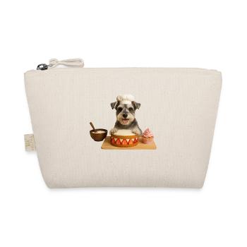 Schnauzer miniature préparant des biscuits à gâteau - Trousse biologique - nature - Devant