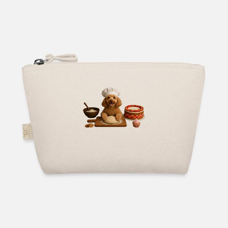 Poodle Baking Cake Cookies Organic Pouch