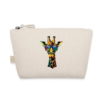 Giraffe Africa Love Safari Wilderness Cute Giraffes - Organic Pouch - nature - Front